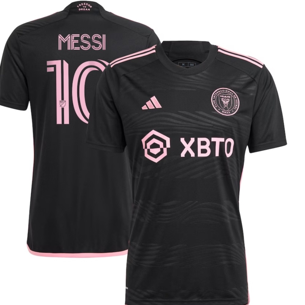 MESSI #10 INTER MIAMI CF SIZE S-XL AWAY JERSEY BLACK